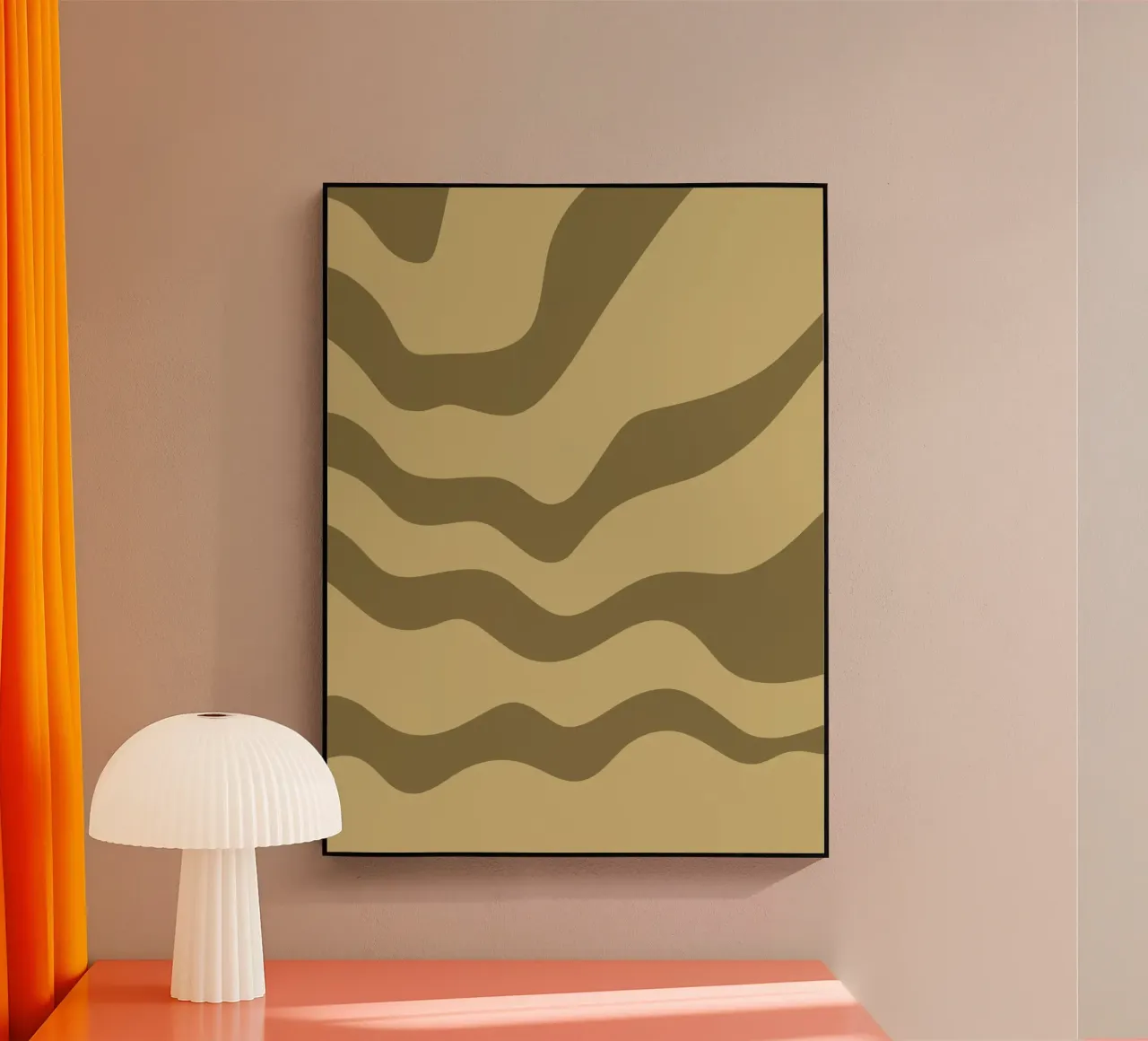 Linee d'onda minimaliste plexiglass da MODERN NUANCE