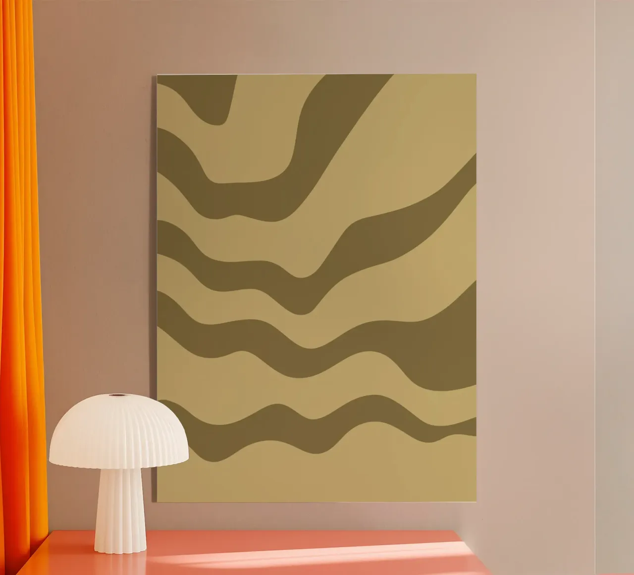 Linee d'onda minimaliste plexiglass da MODERN NUANCE