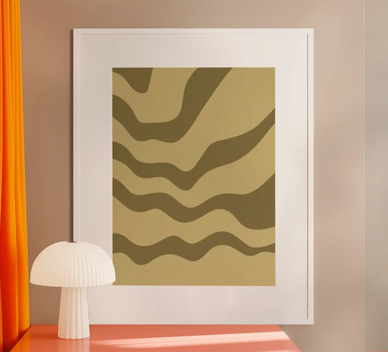 Linee d'onda minimaliste carta hahnemühle da MODERN NUANCE