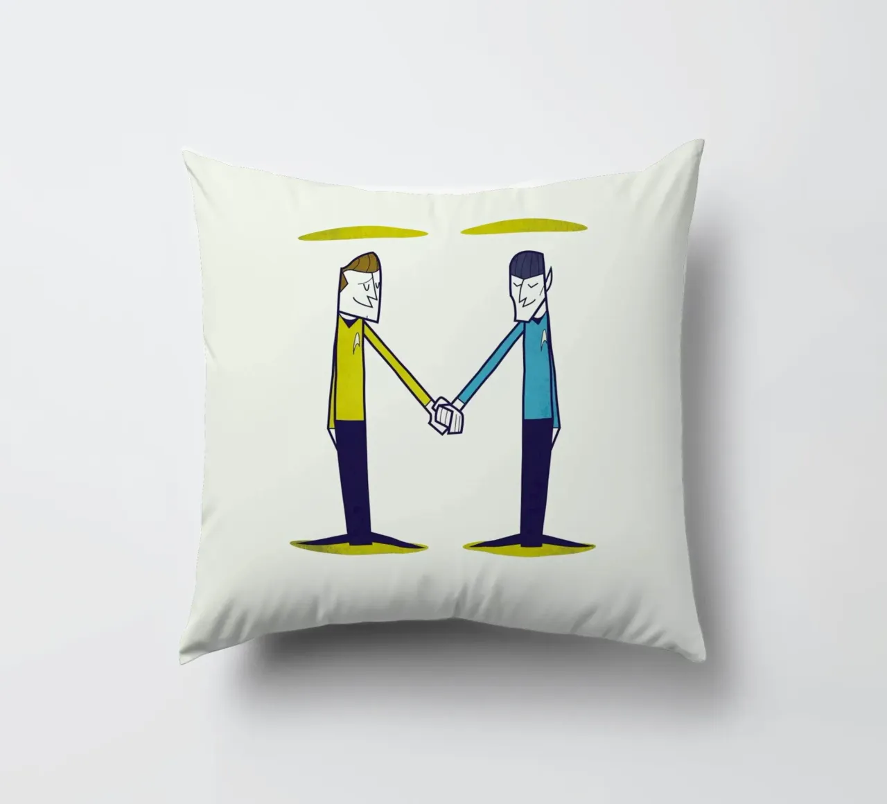 Love, final frontier cuscino da Ale Giorgini