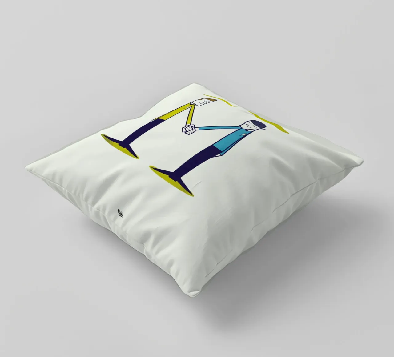 Love, final frontier cuscino da Ale Giorgini