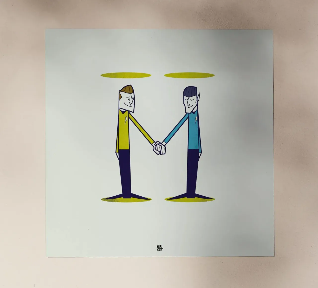 Love, final frontier pellicola backlit da Ale Giorgini