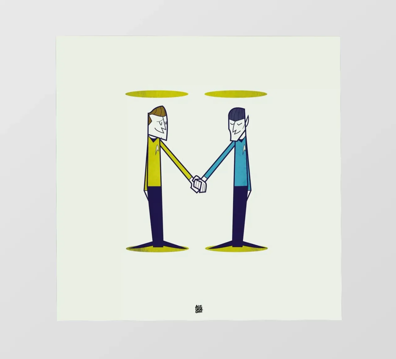 Love, final frontier pellicola backlit da Ale Giorgini