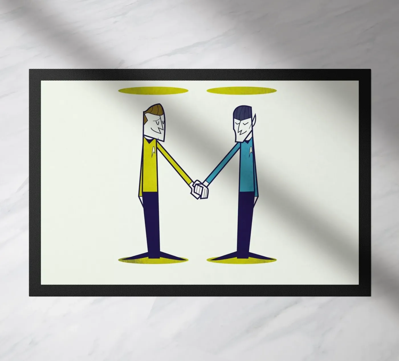 Love, final frontier deurmat van Ale Giorgini