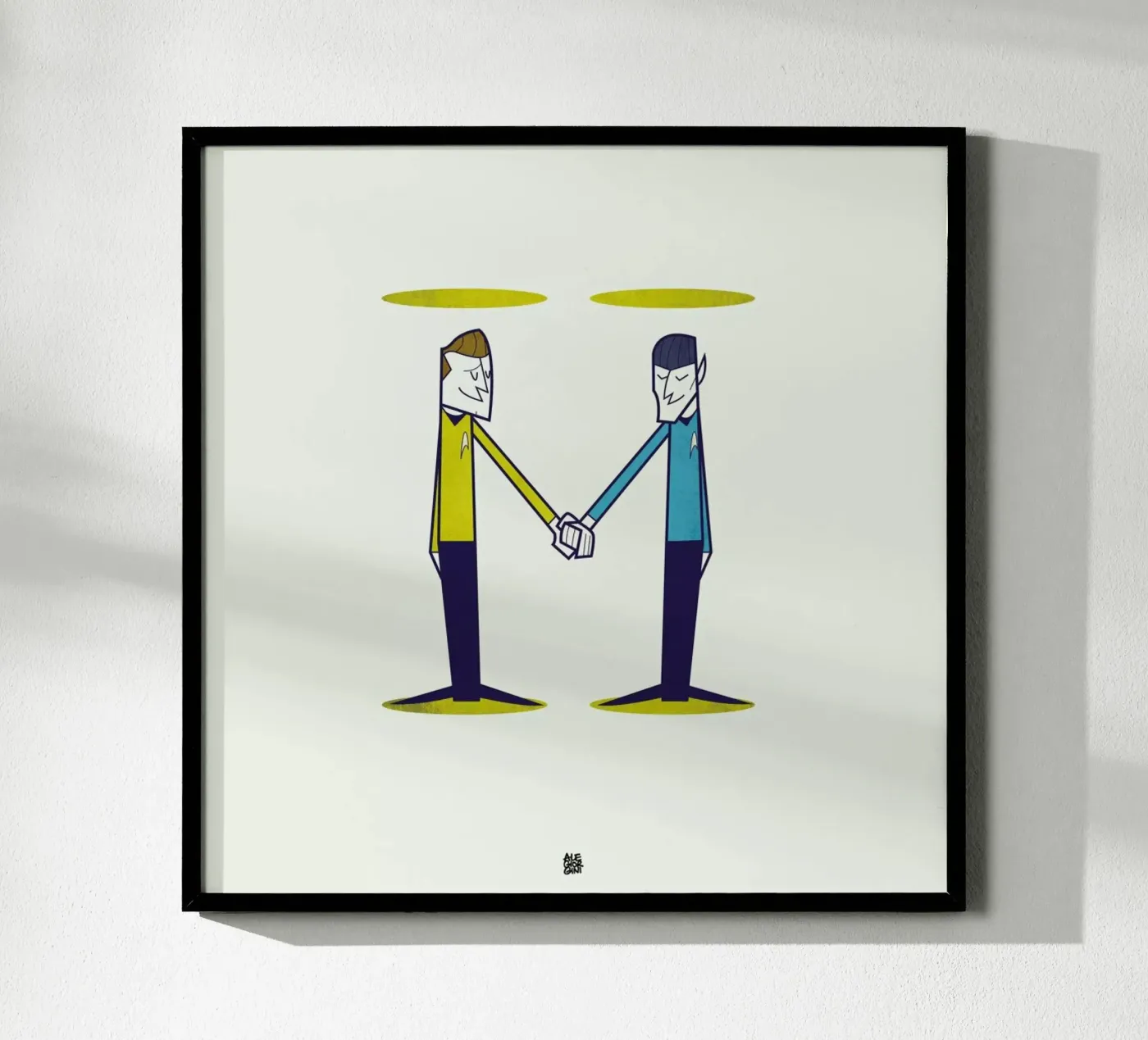 Love, final frontier poster by Ale Giorgini