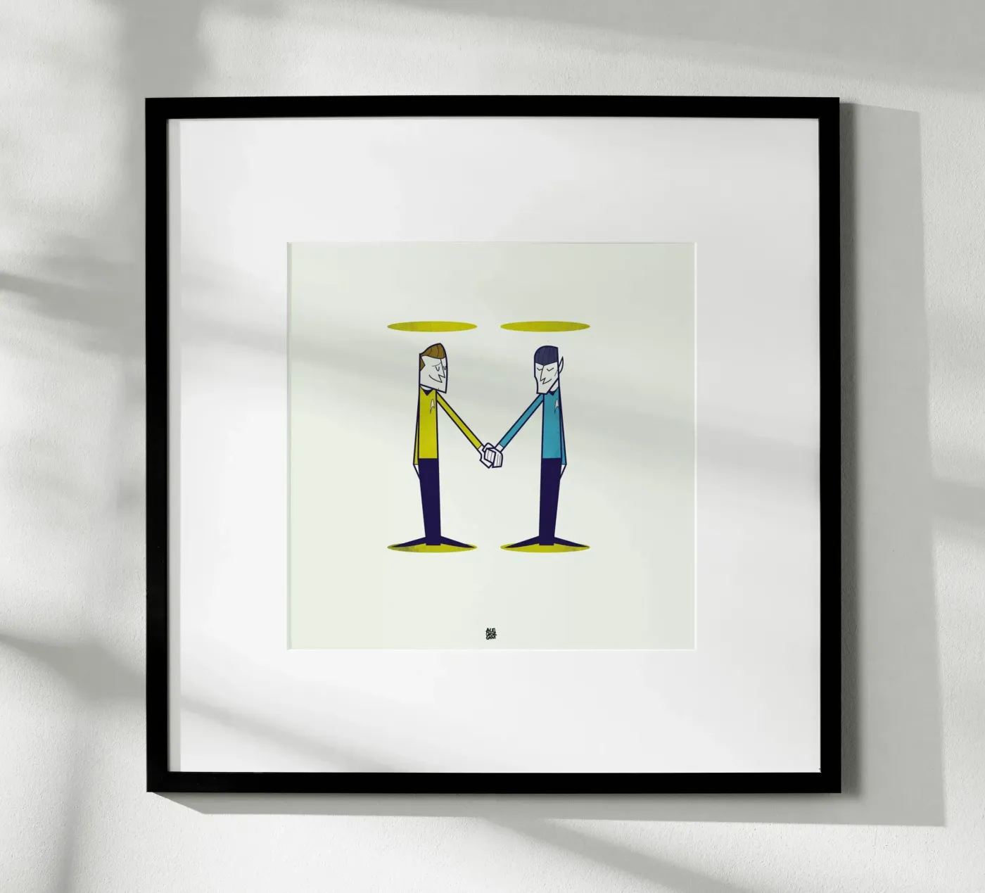 Love, final frontier poster by Ale Giorgini