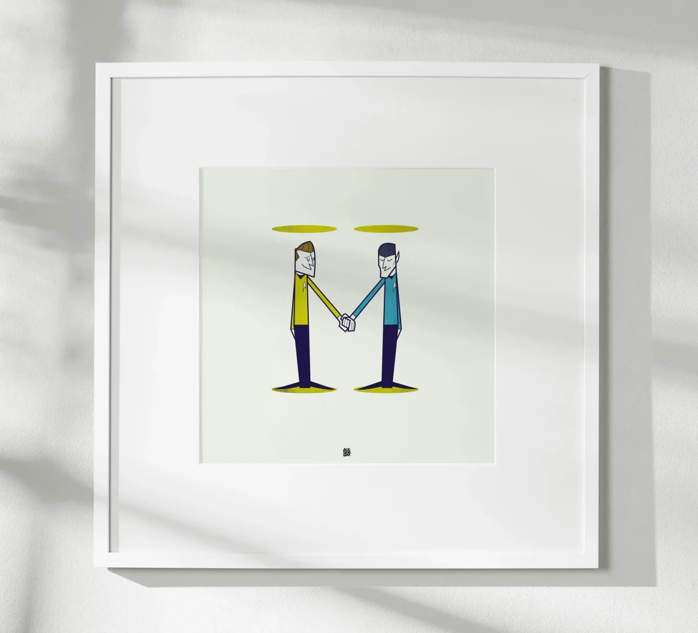 Love, final frontier poster by Ale Giorgini