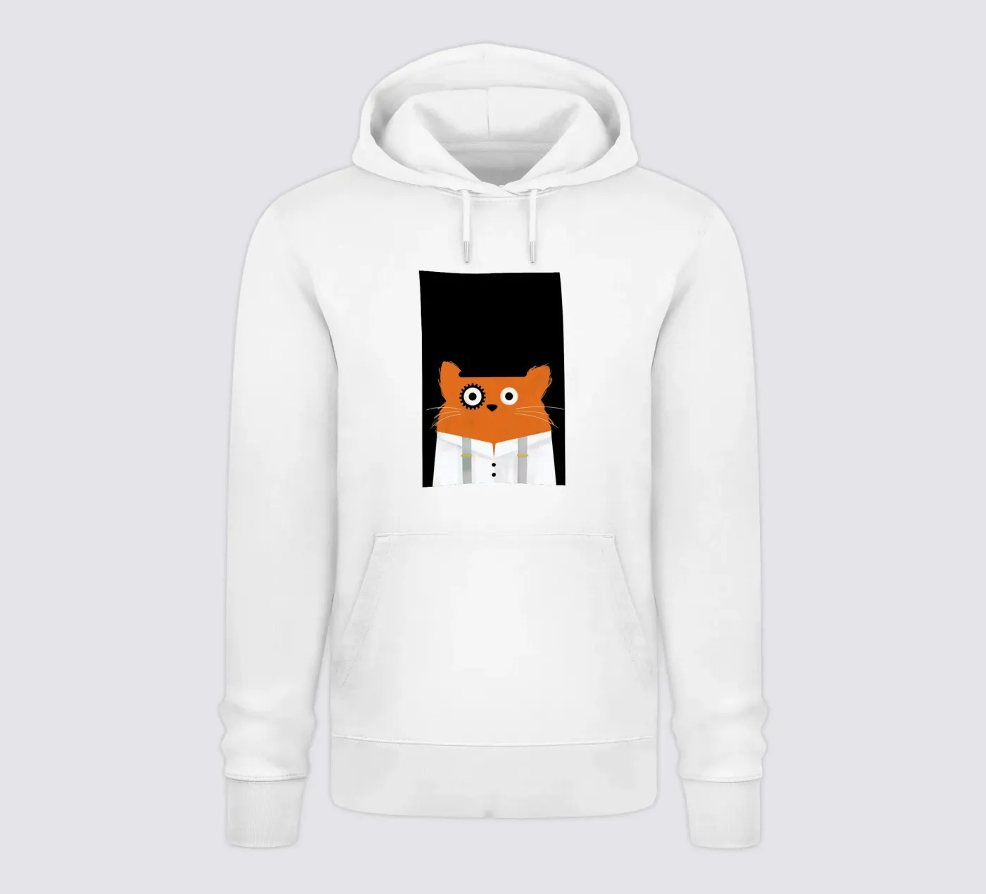 Cat - Clockwork hoodie by Doozal