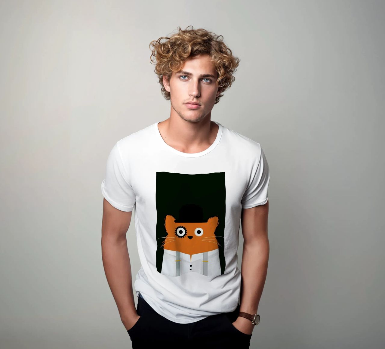 Cat - Clockwork t-shirt da Doozal