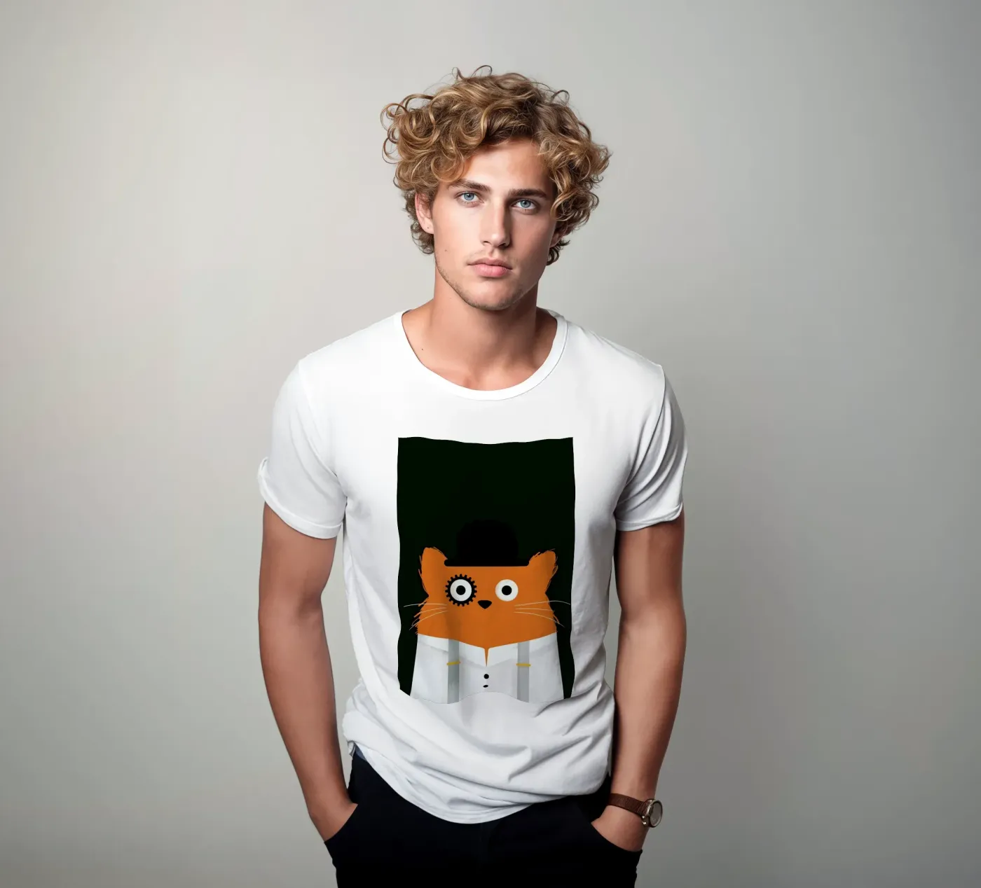 Cat - Clockwork t-shirt da Doozal