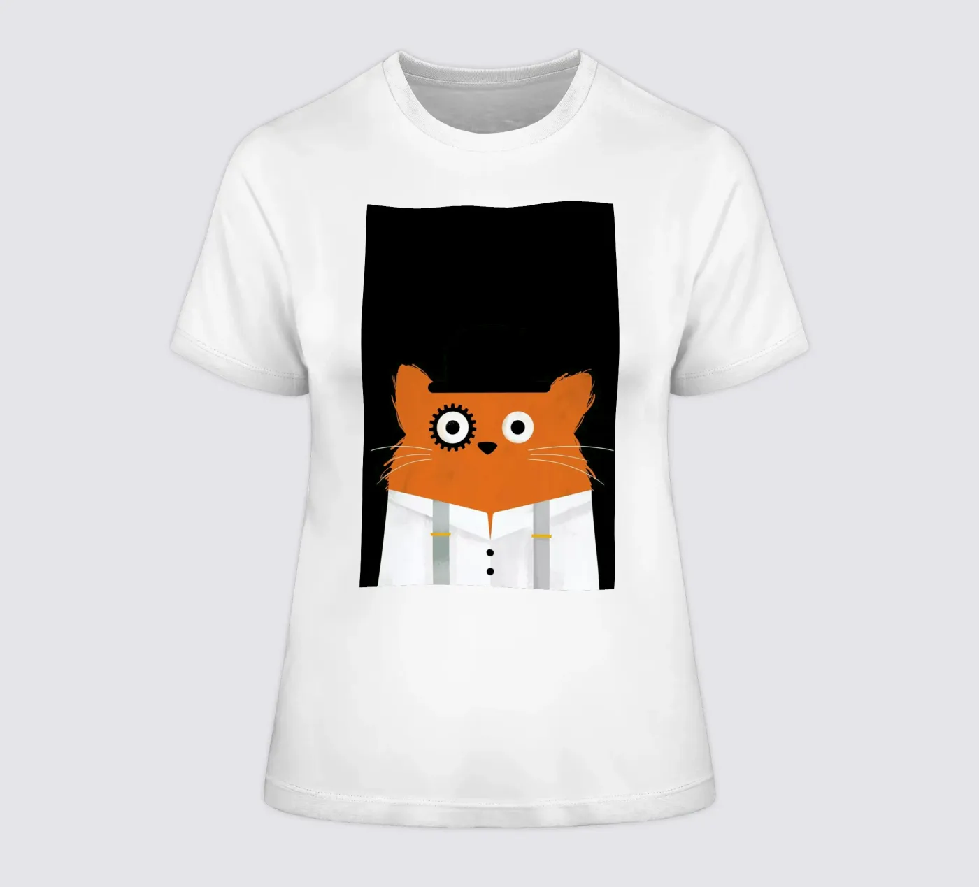 Cat - Clockwork t-shirt da donna da Doozal