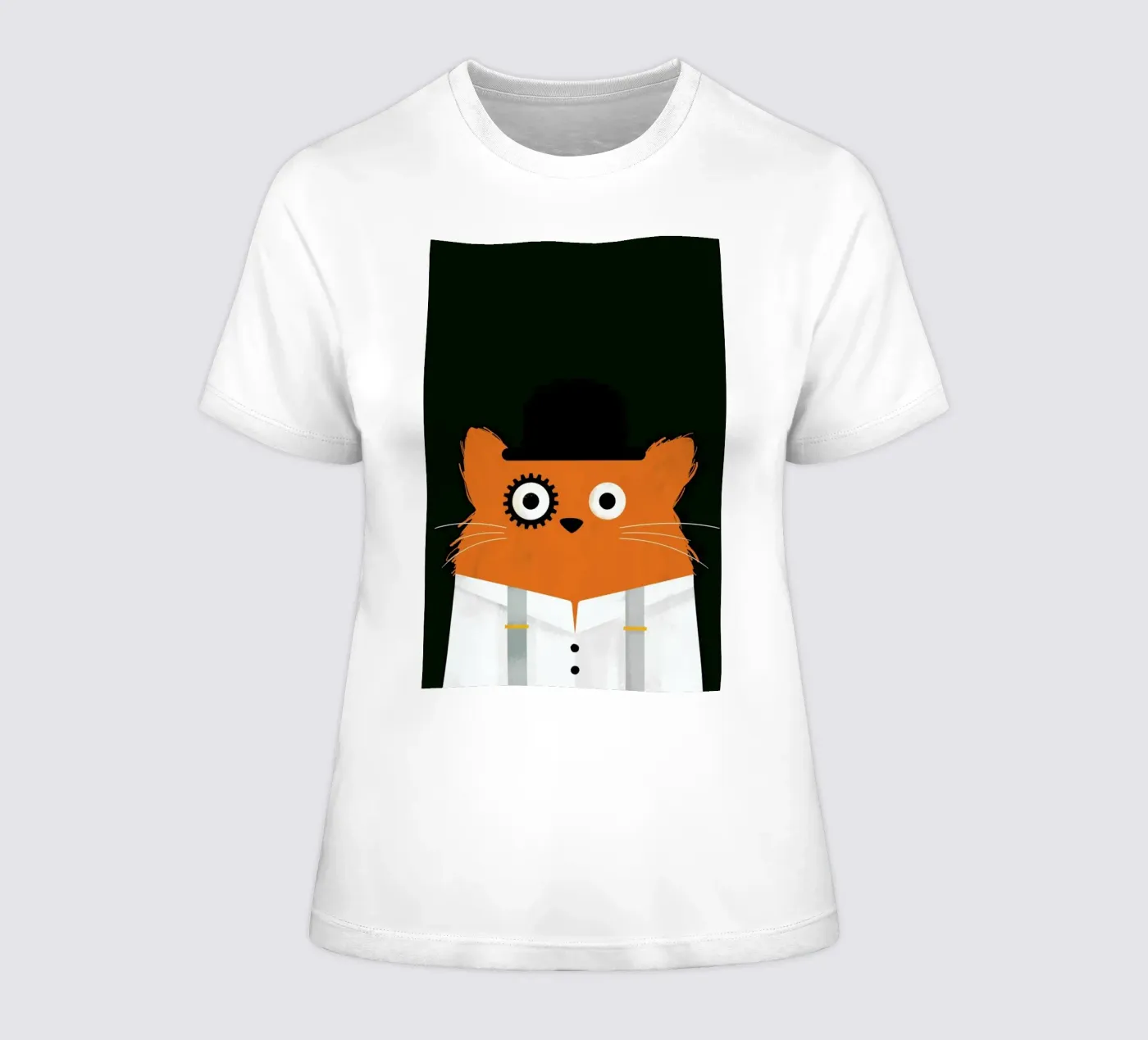Cat - Clockwork t-shirt da donna da Doozal