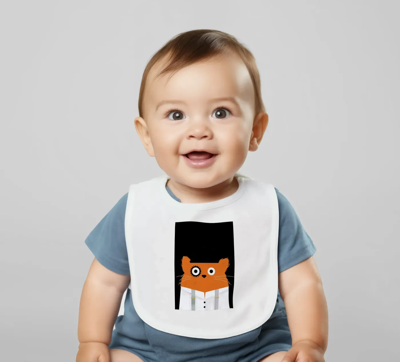 Cat - Clockwork baby slabbetje van Doozal