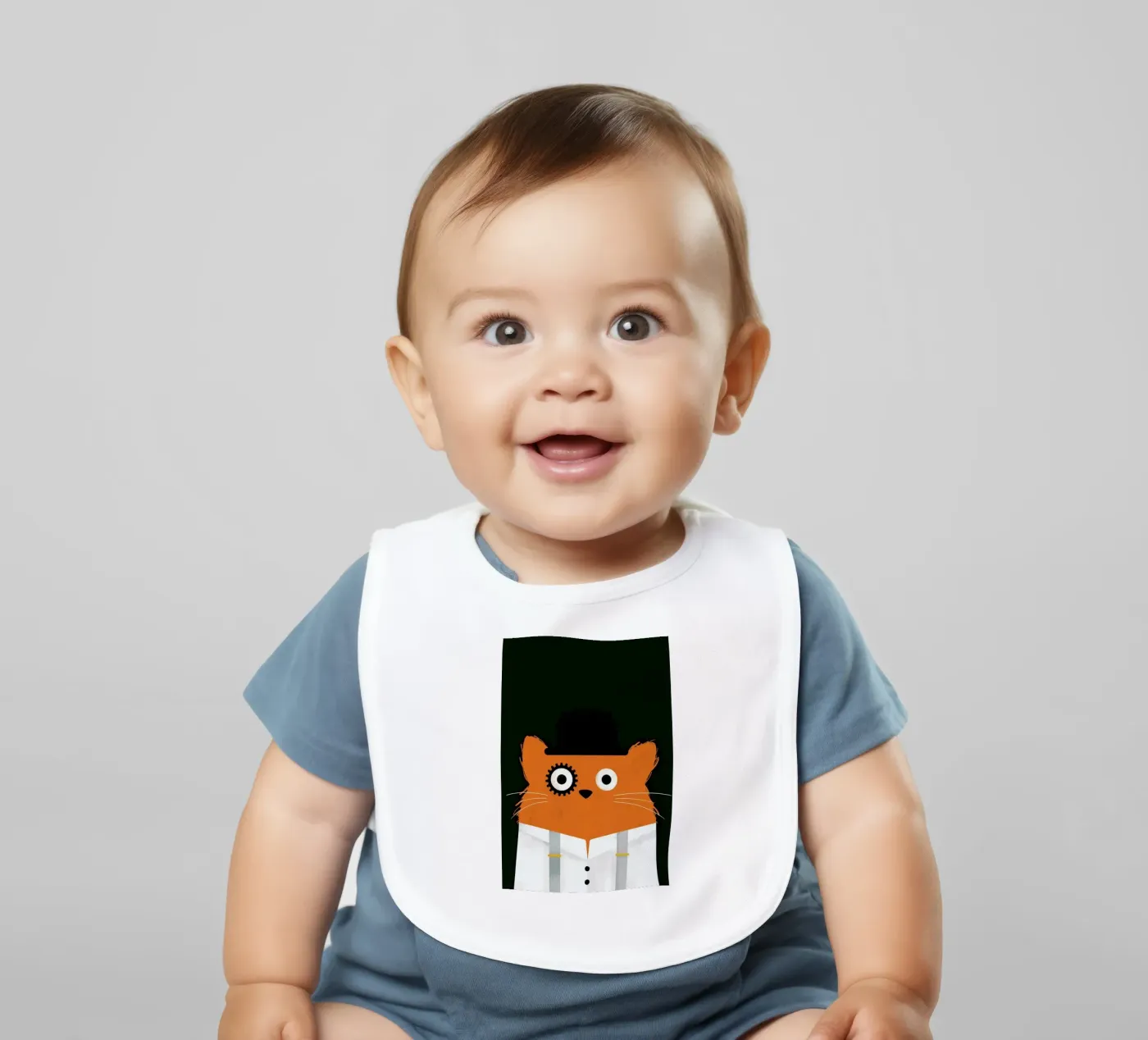Cat - Clockwork baby slabbetje van Doozal