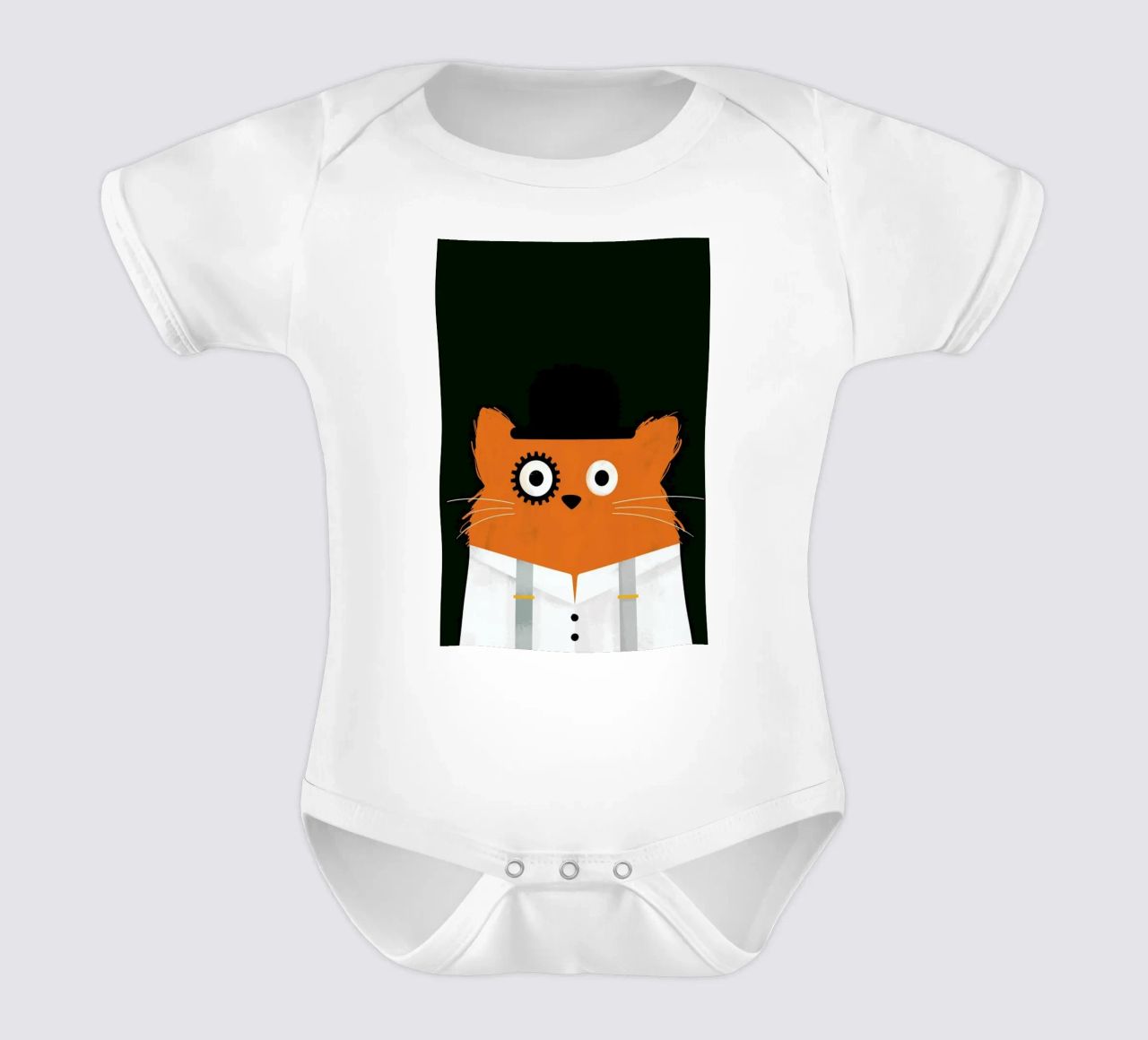 Cat - Clockwork body neonato maniche corte da Doozal