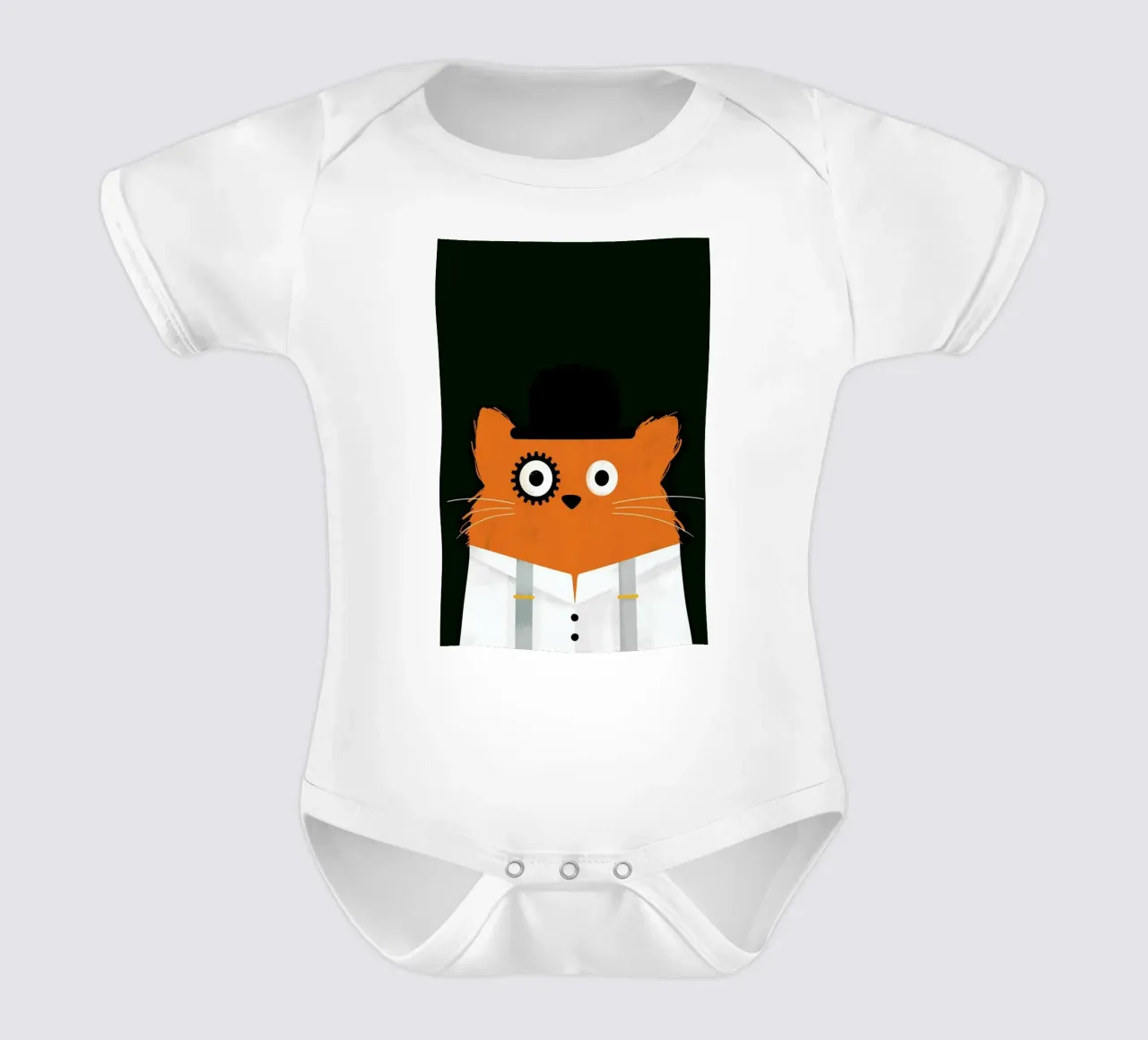 Cat - Clockwork body neonato maniche corte da Doozal
