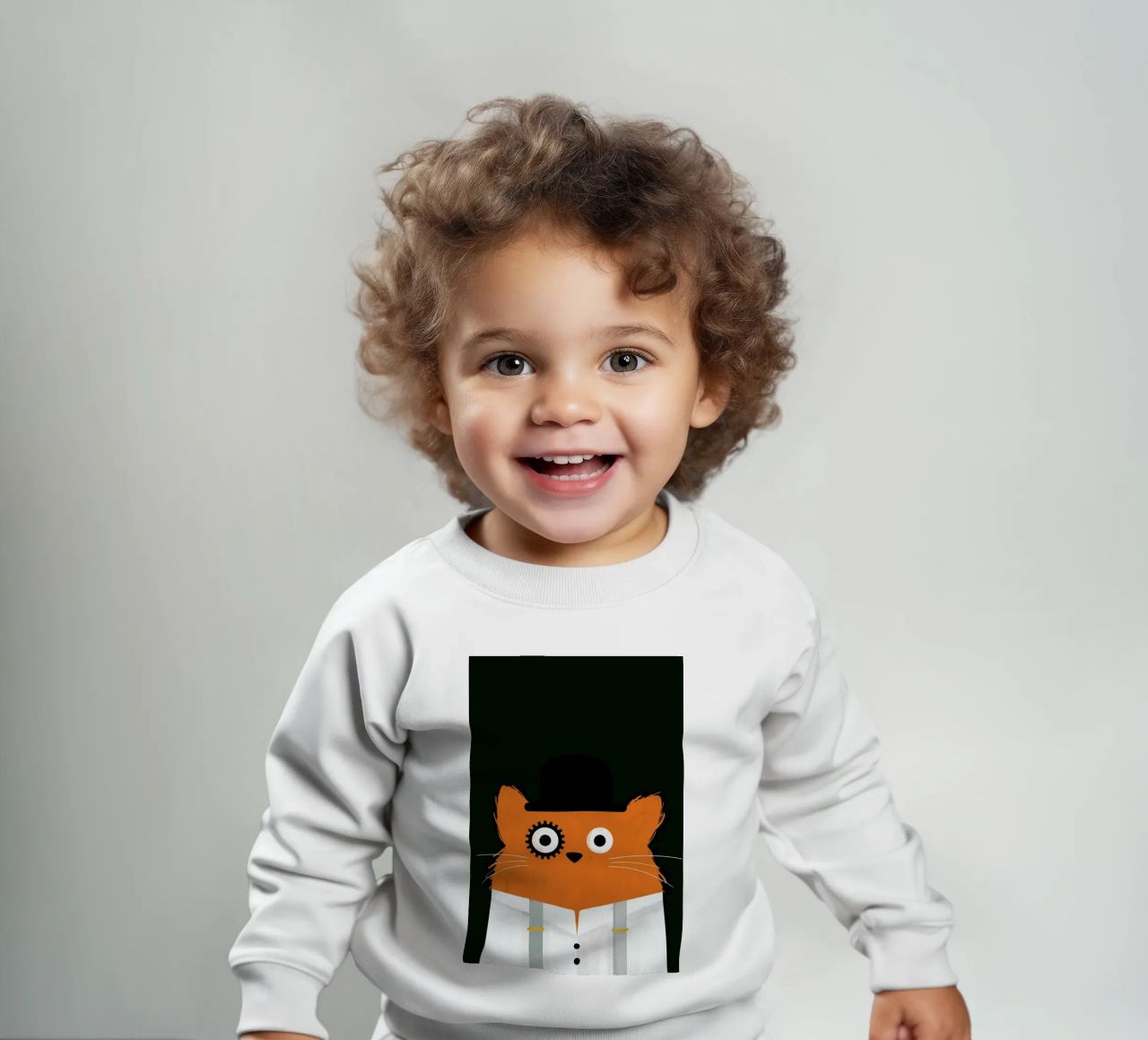 Cat - Clockwork felpa neonato da Doozal