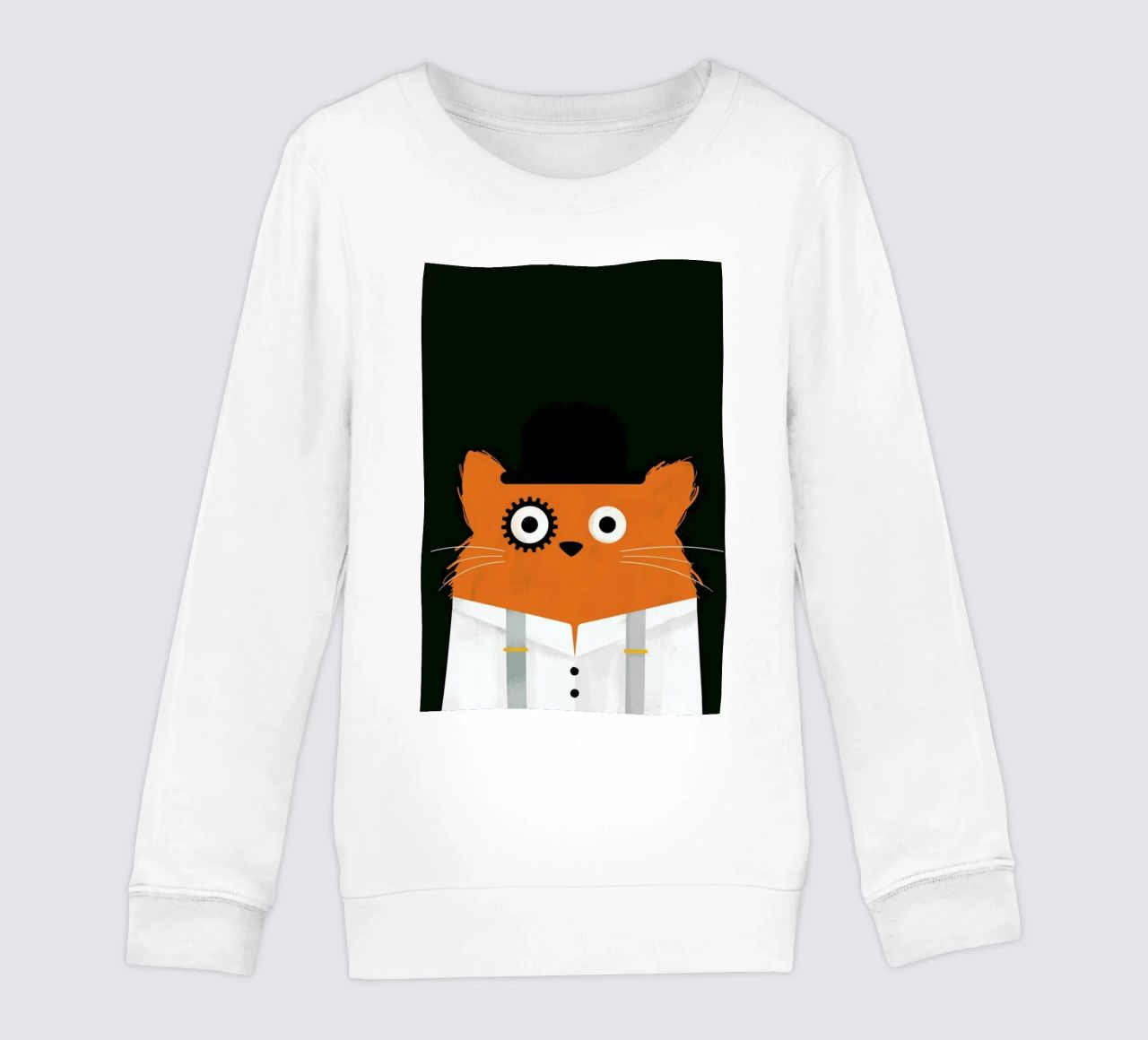 Cat - Clockwork felpa bambino da Doozal