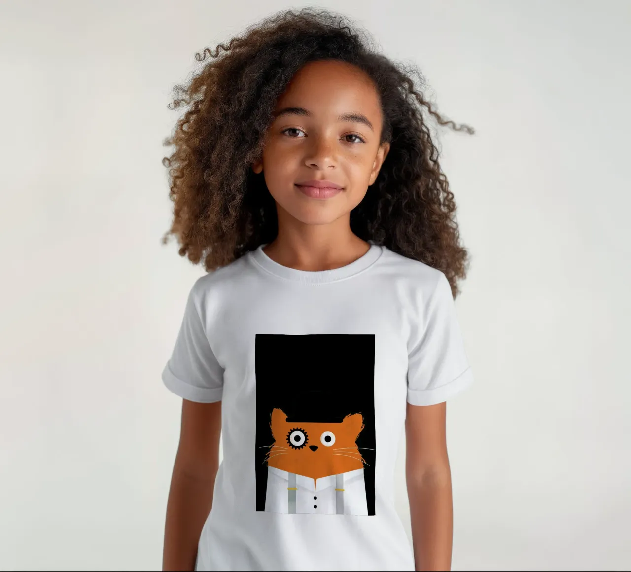 Cat - Clockwork t-shirt bambini da Doozal