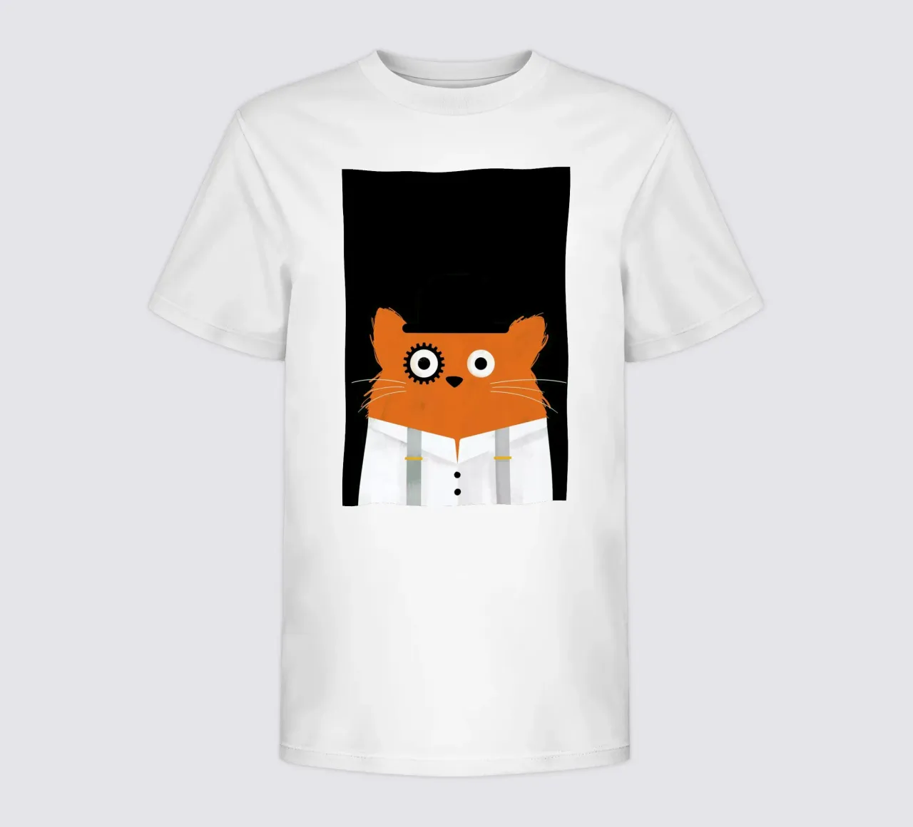 Cat - Clockwork t-shirt bambini da Doozal