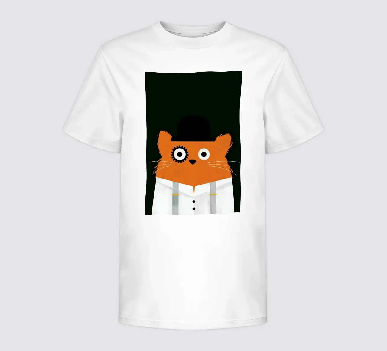 Cat - Clockwork t-shirt bambini da Doozal