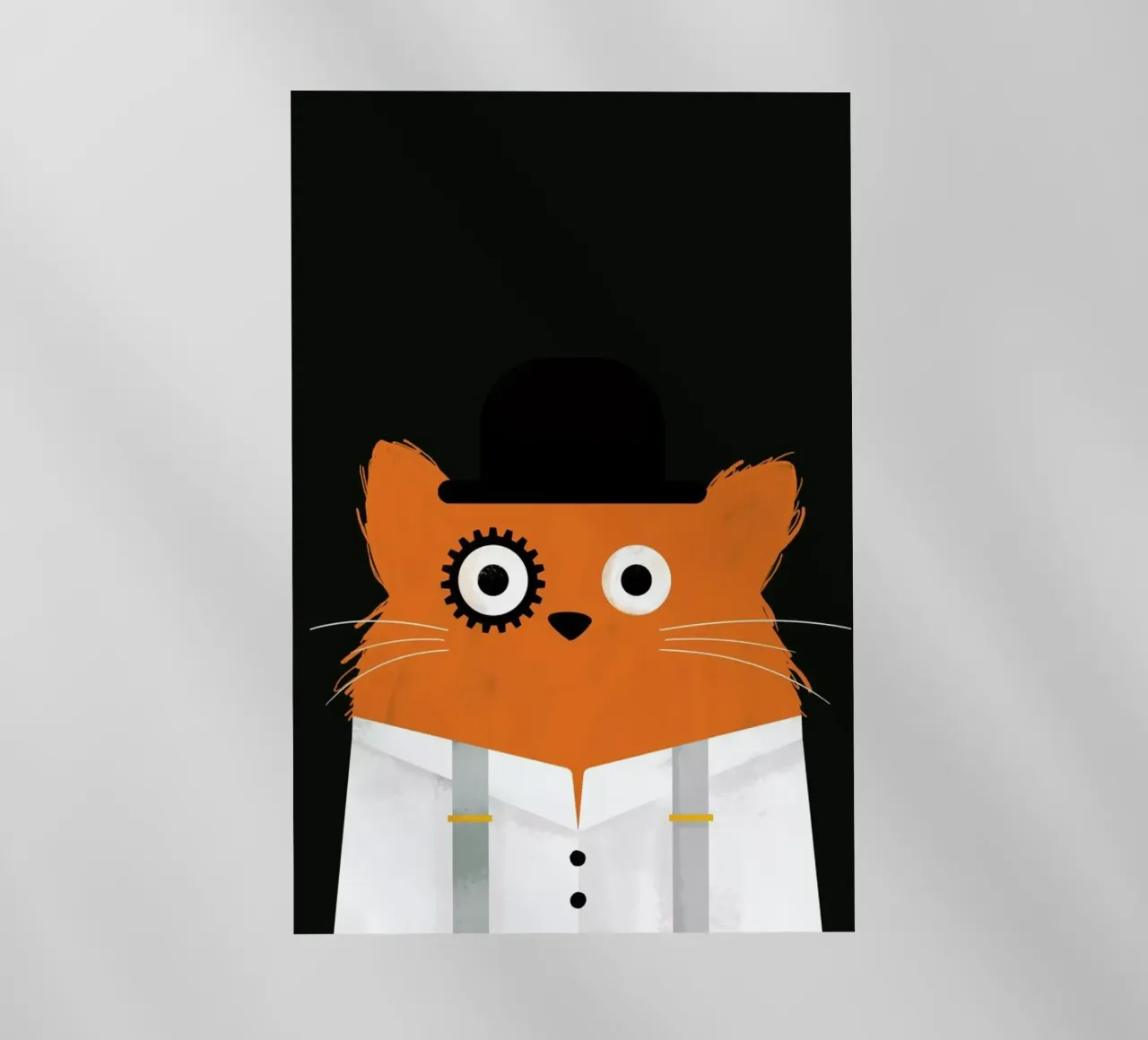 Cat - Clockwork pellicola backlit da Doozal