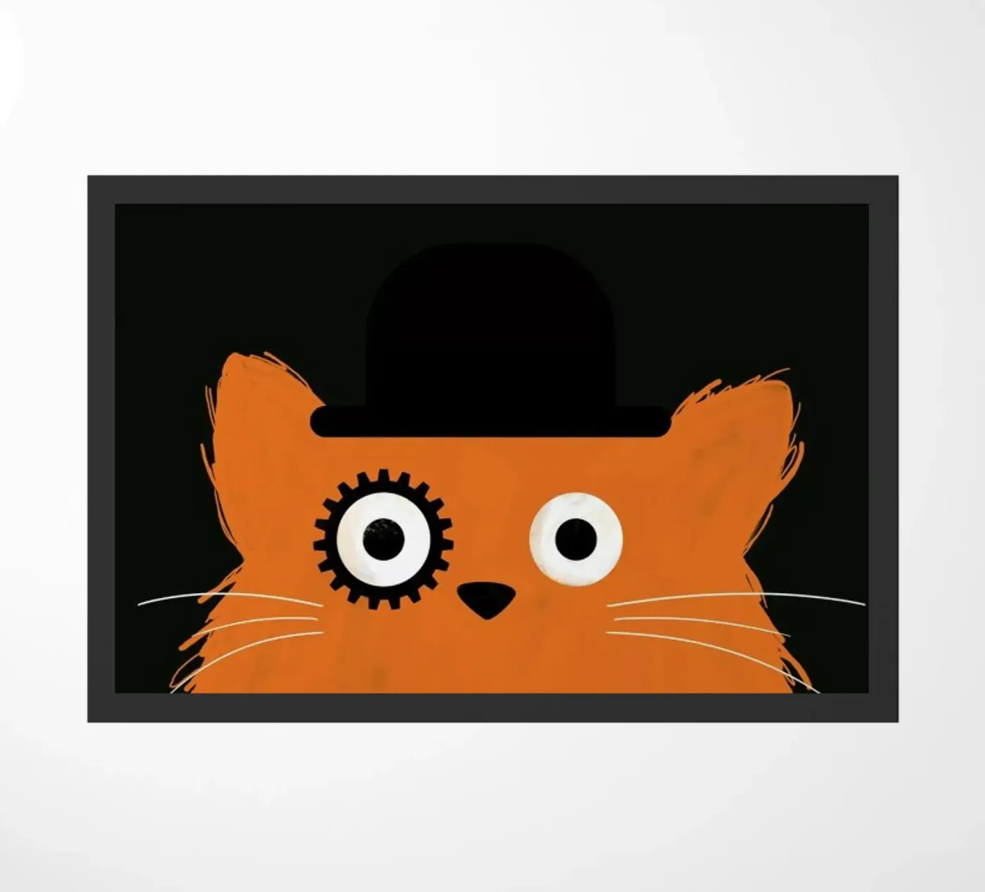 Cat - Clockwork deurmat van Doozal