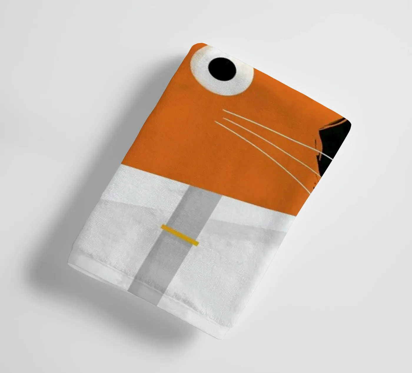 Cat - Clockwork towel by Doozal