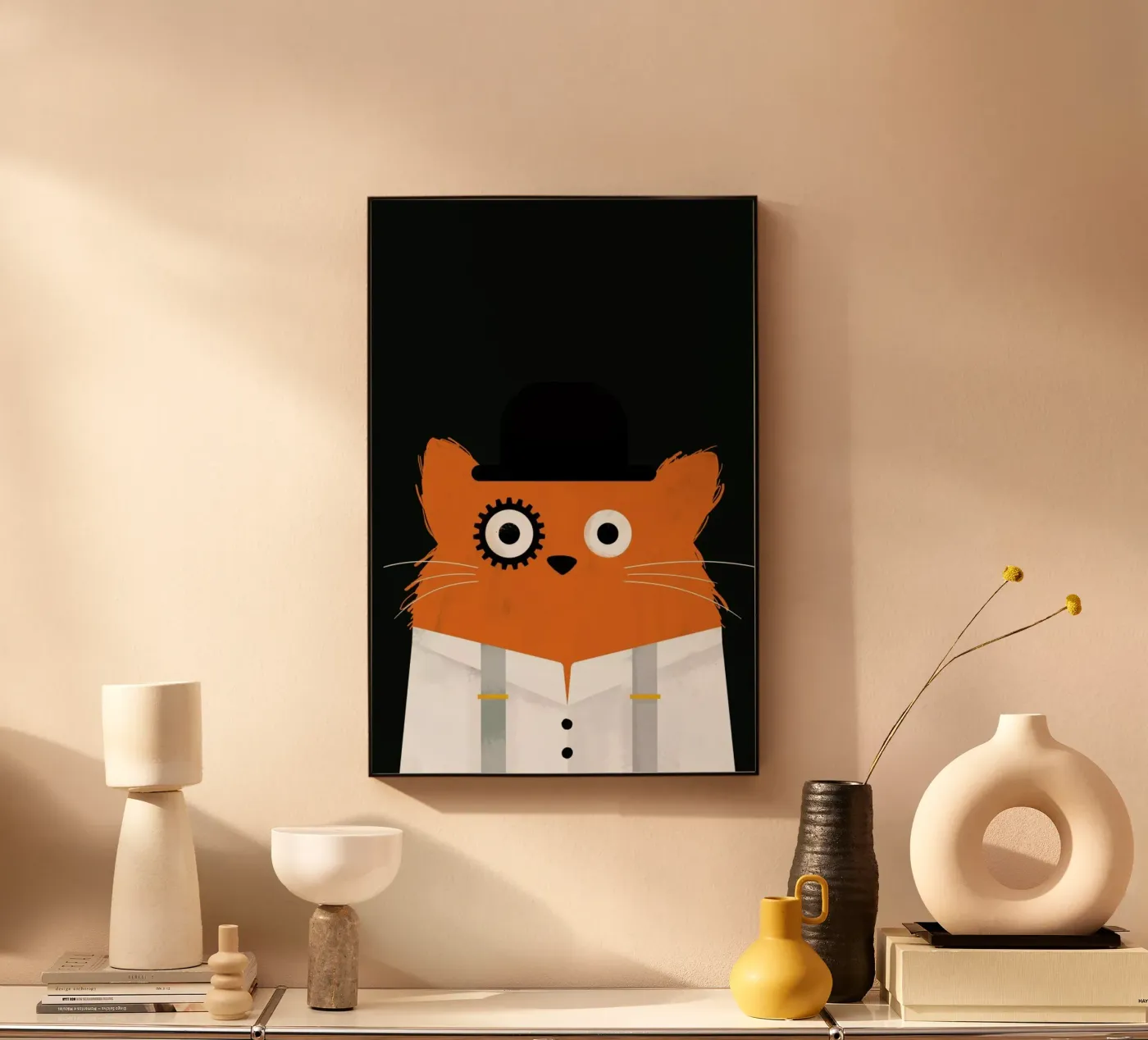 Cat - Clockwork panneau forex de Doozal