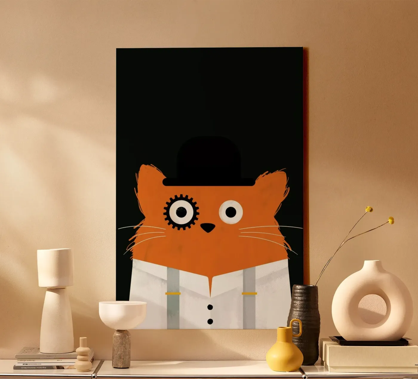 Cat - Clockwork tela da Doozal