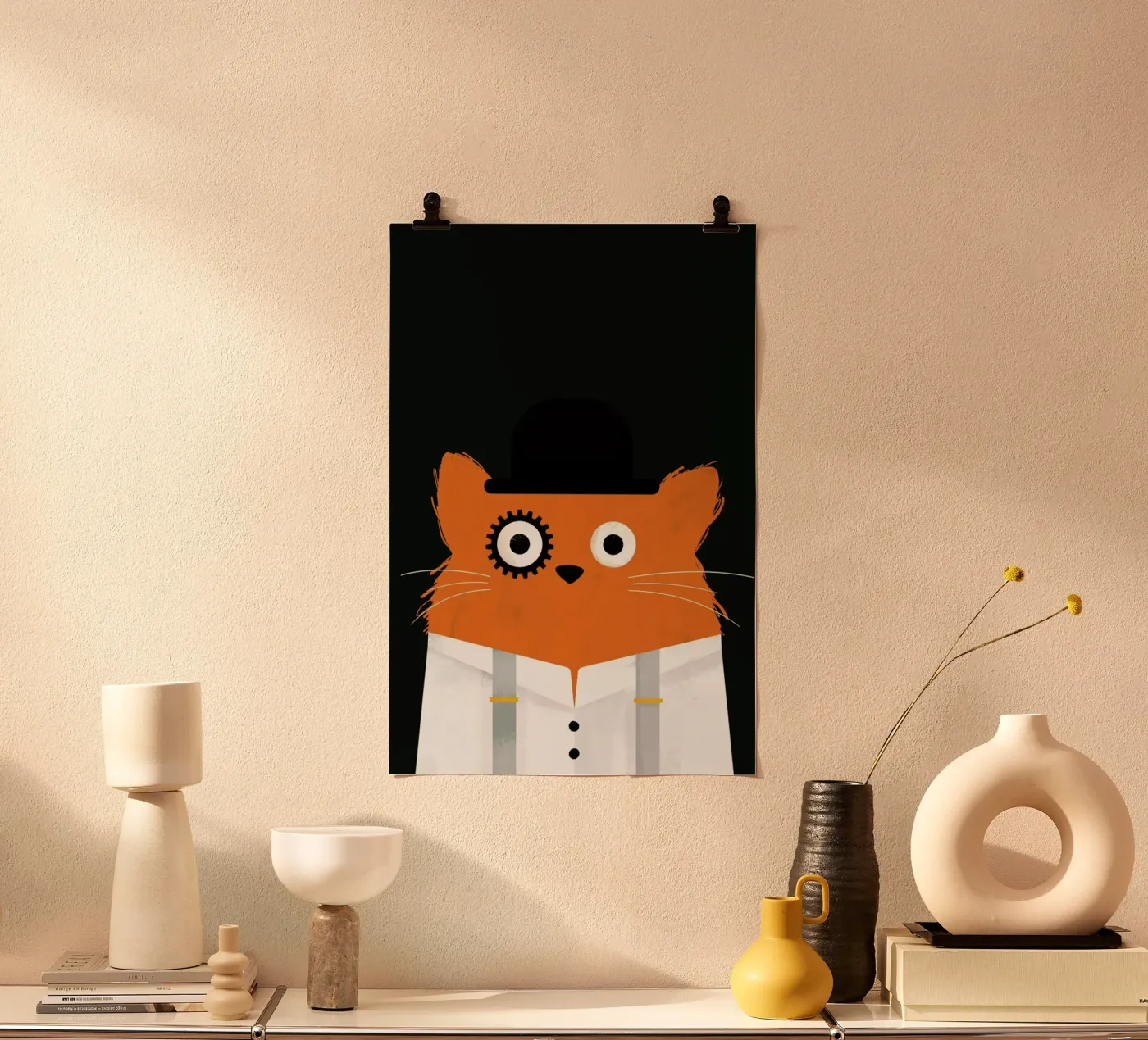 Cat - Clockwork Poster von Doozal