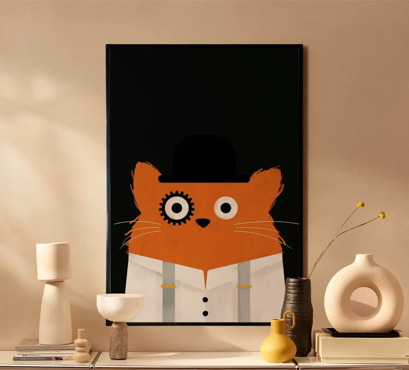 Cat - Clockwork poster de Doozal
