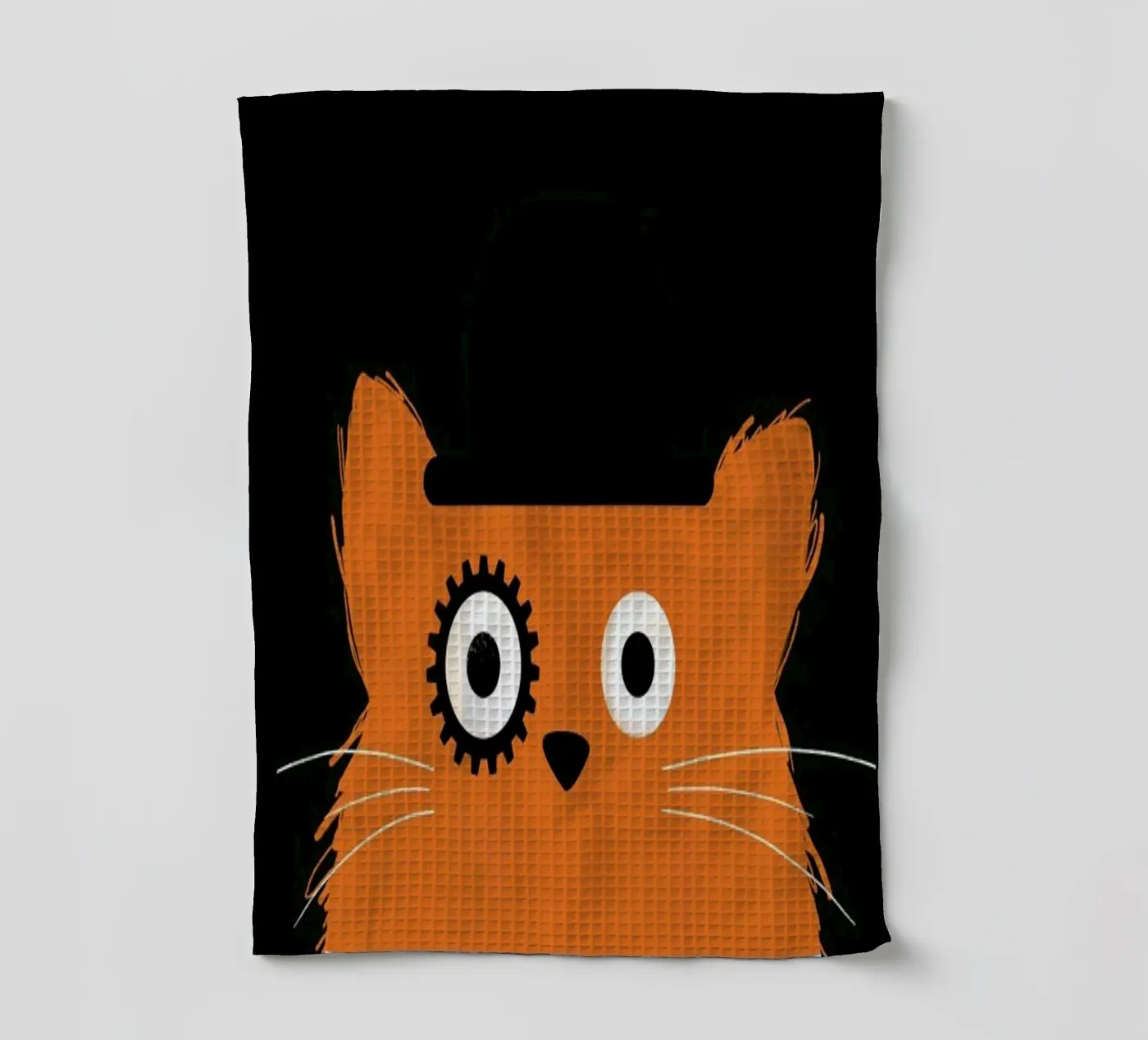 Cat - Clockwork theedoek van Doozal