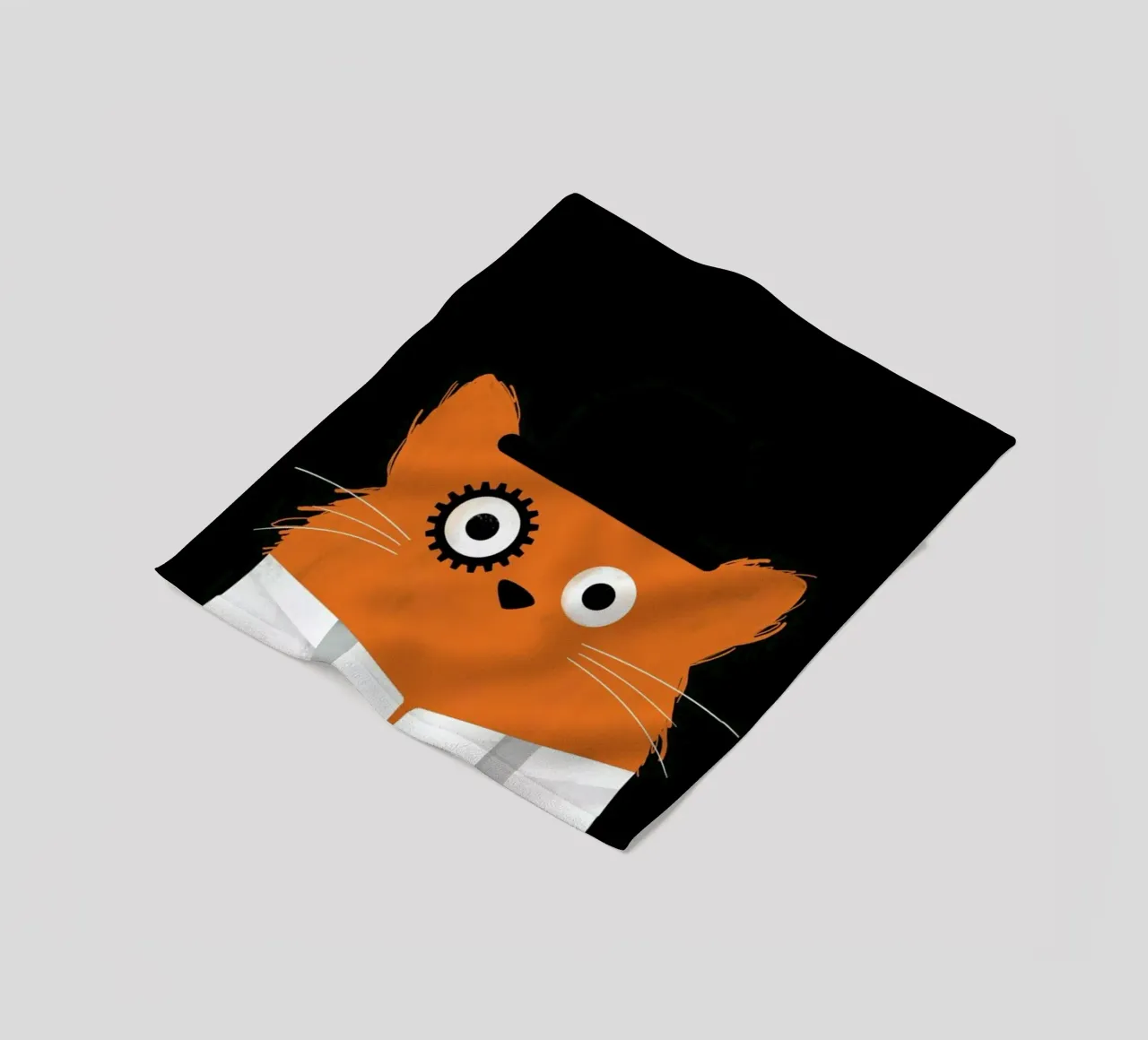 Cat - Clockwork coperta in pile da Doozal