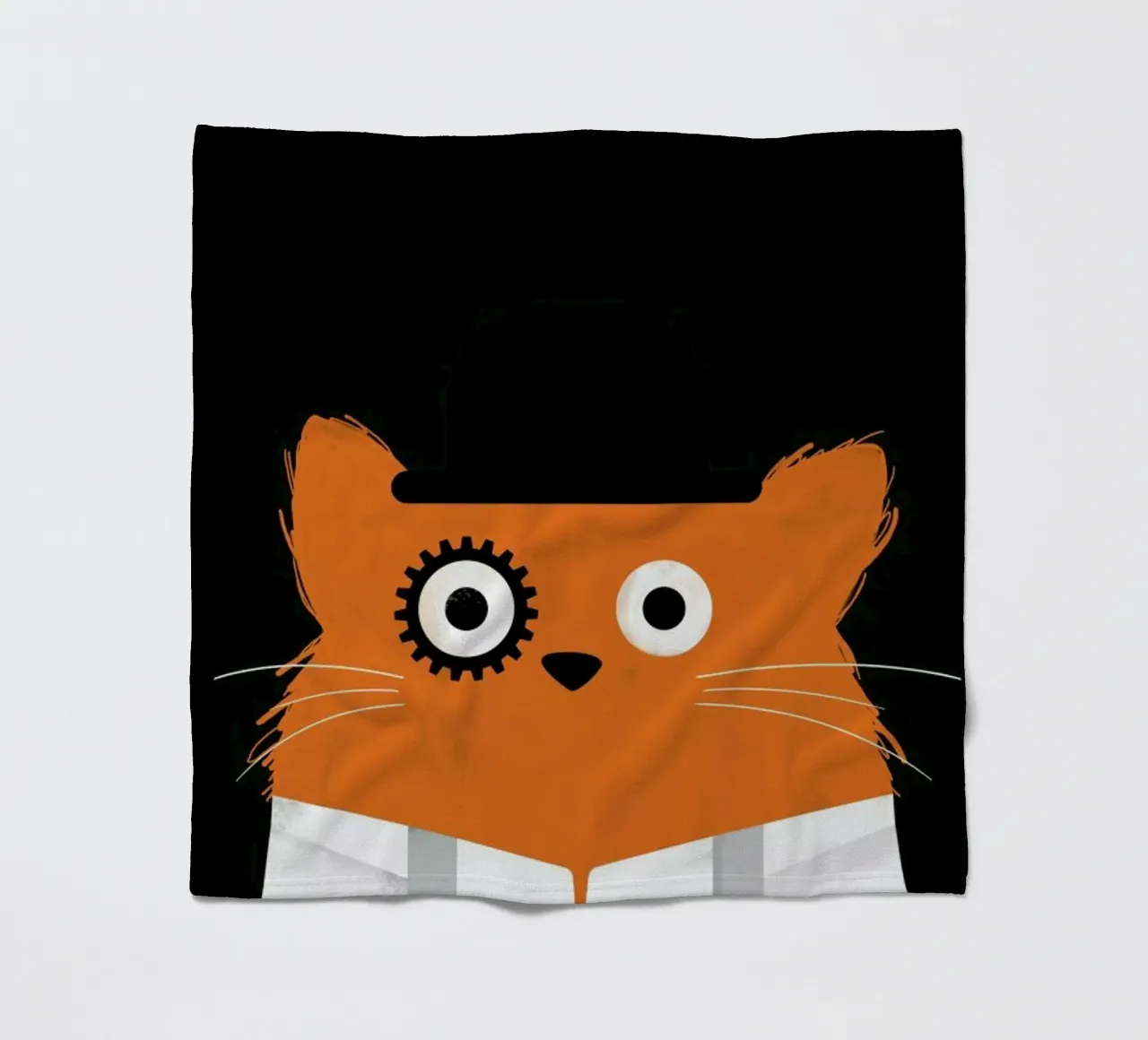 Cat - Clockwork coperta in pile da Doozal