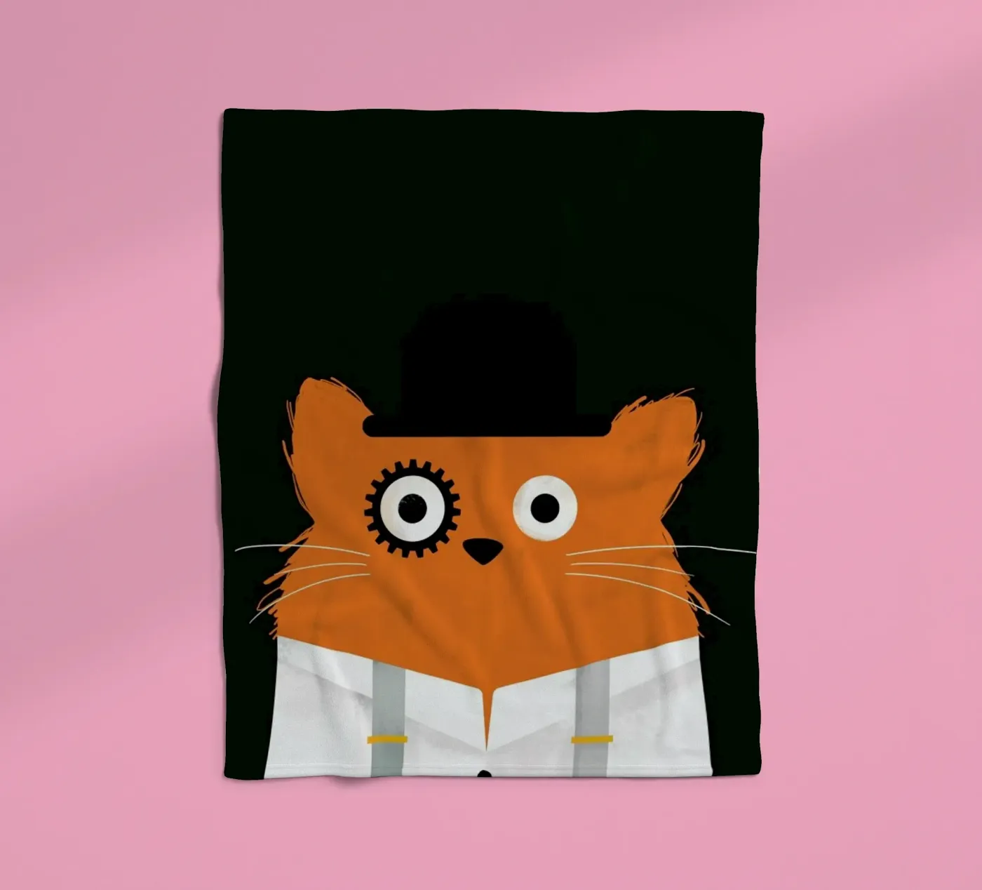 Cat - Clockwork Fleecedecke von Doozal