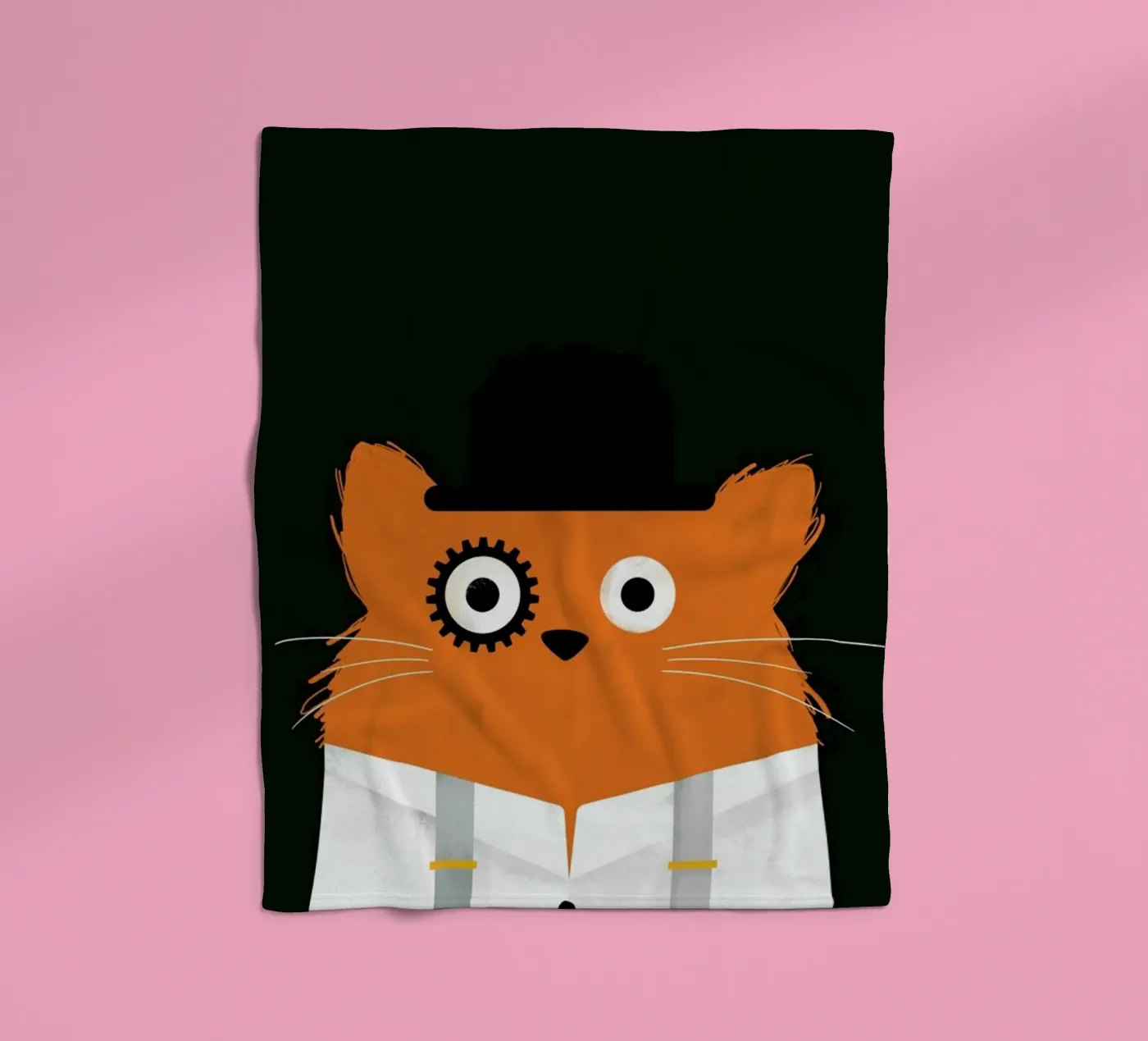 Cat - Clockwork Fleecedecke von Doozal