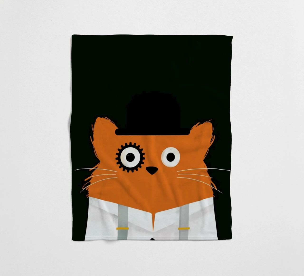 Cat - Clockwork coperta in pile da Doozal