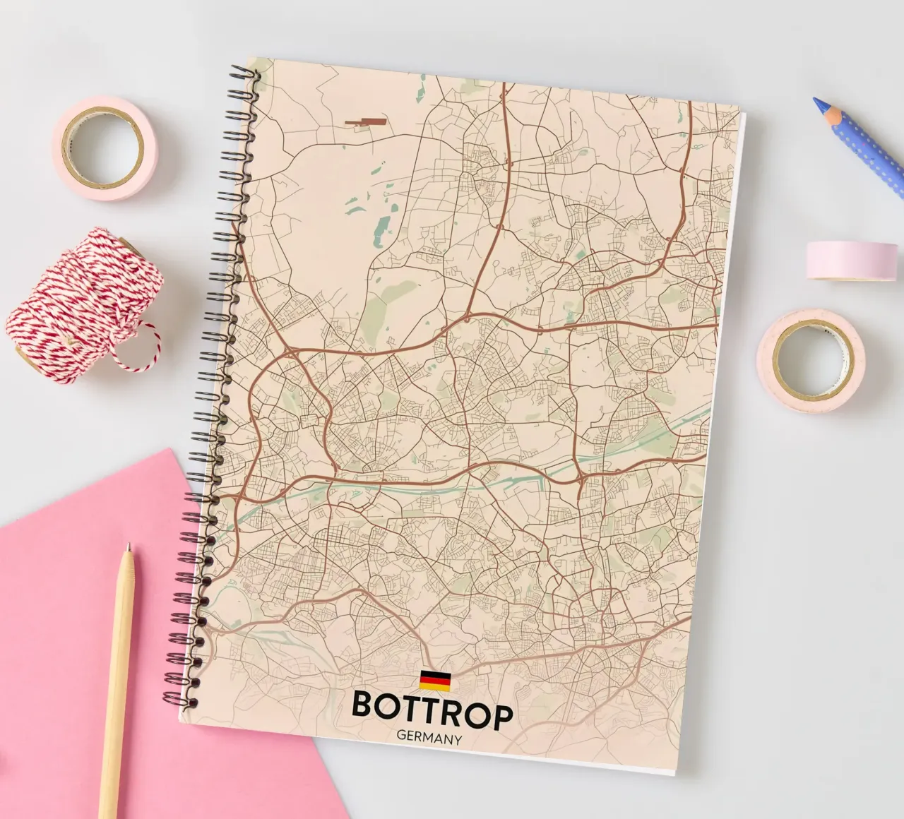 Bottrop DE spiral notebook by Jacob W MICKELSON