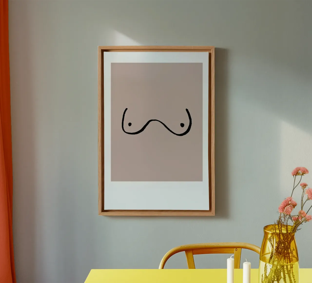 Busenfreunde No. 3 canvas met Baklijst van typealive