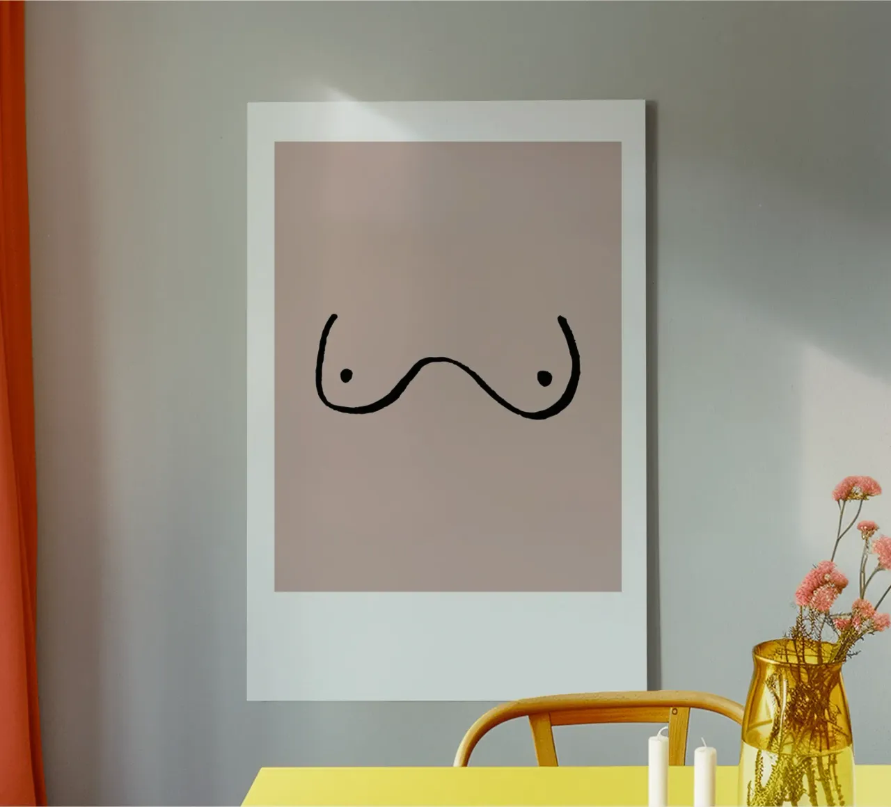 Busenfreunde No. 3 canvas met Baklijst van typealive