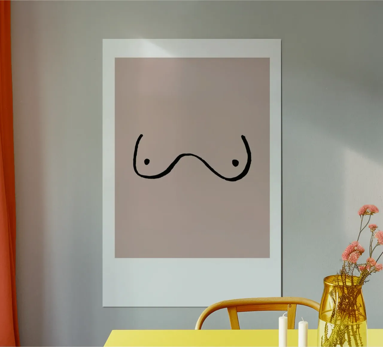 Busenfreunde No. 3 poster con telaio in alluminio da typealive