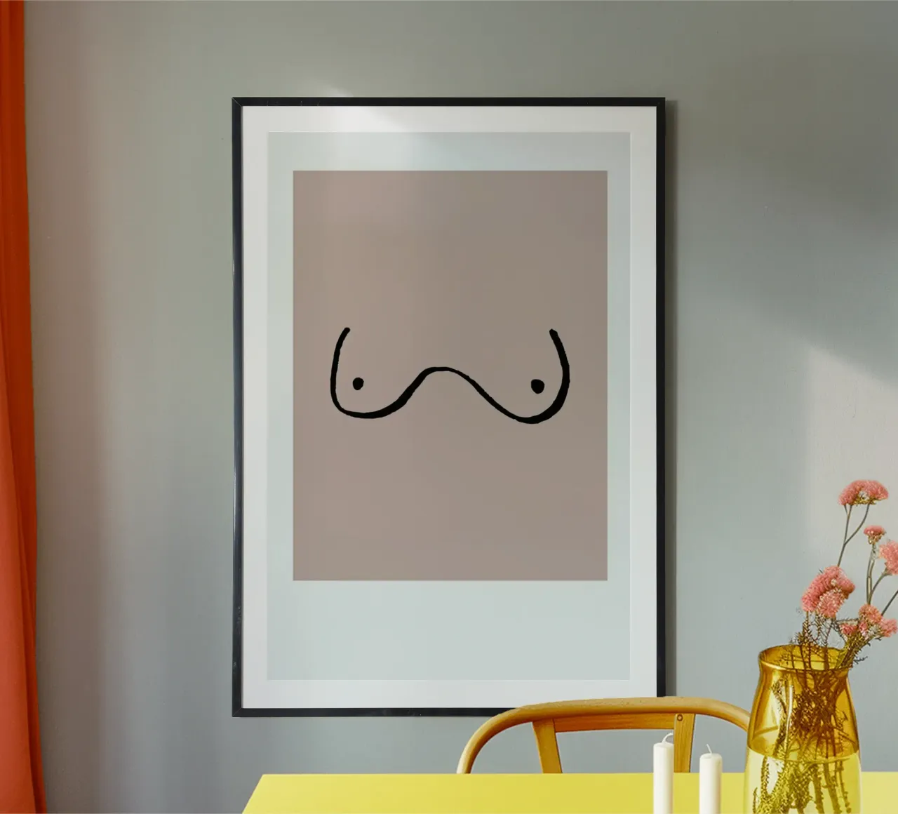 Busenfreunde No. 3 poster con telaio in alluminio da typealive