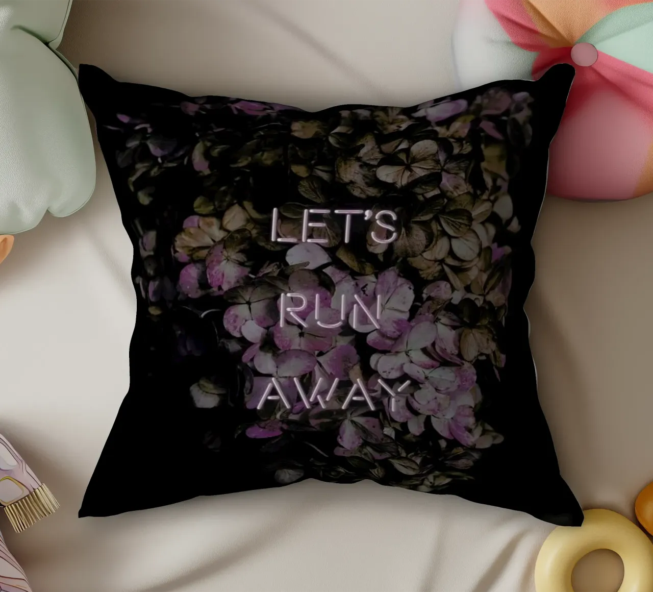 Let's Run Away cuscino da Oh Darling