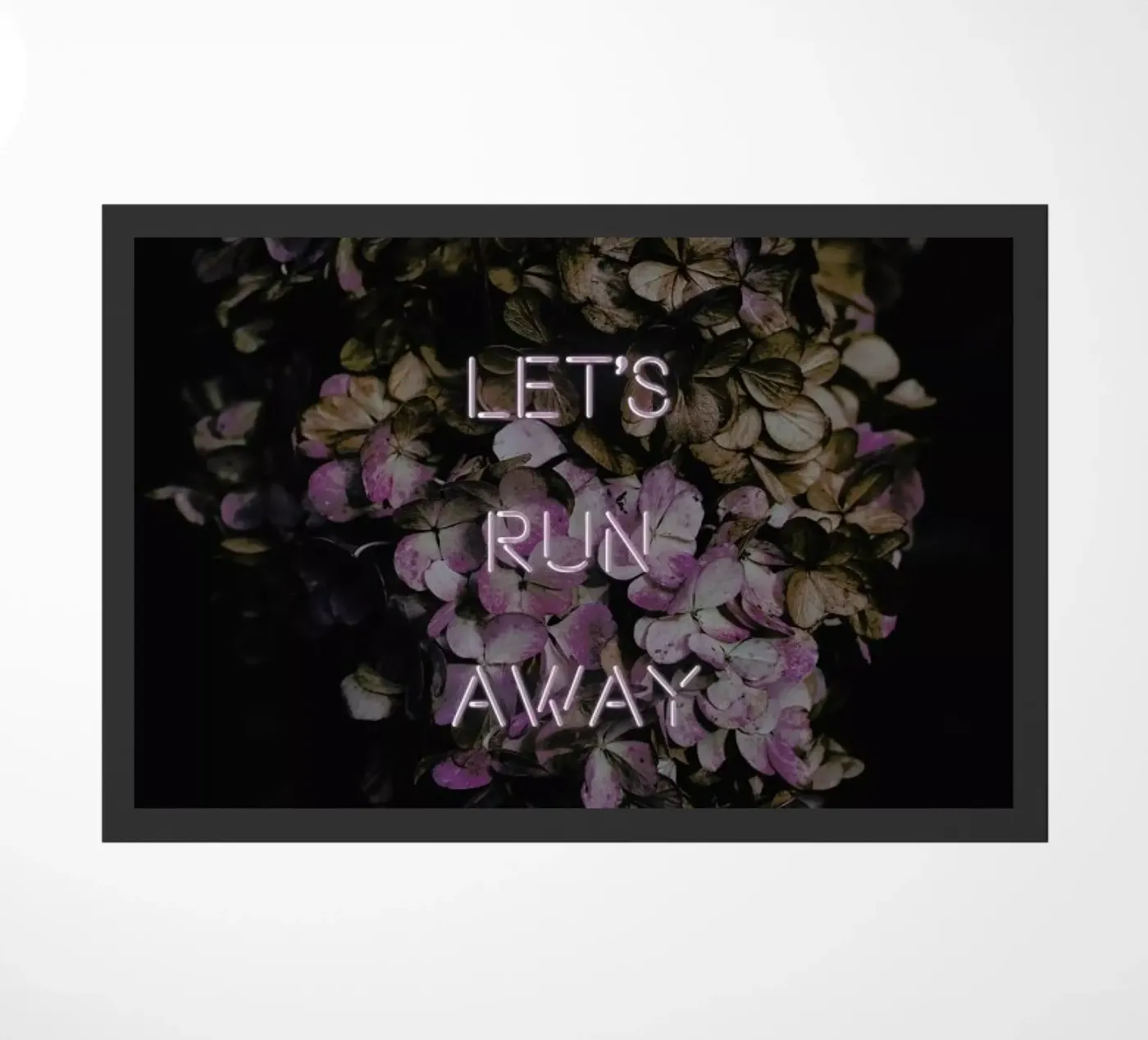 Let's Run Away deurmat van Oh Darling