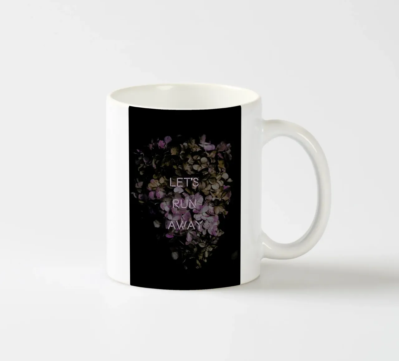 Let's Run Away tazza in ceramica da Oh Darling