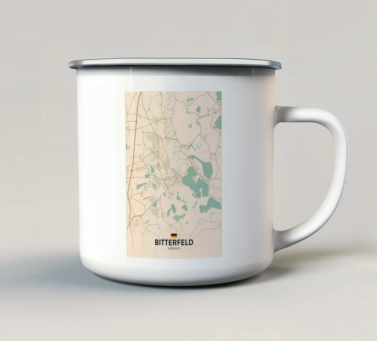 Bitterfeld DE tazza in smalto da Jacob W MICKELSON