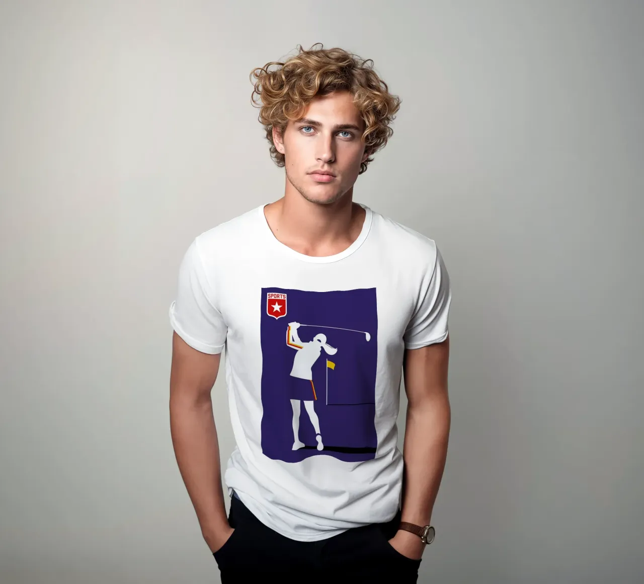 Golfer 2 t-shirt da Bo Lundberg