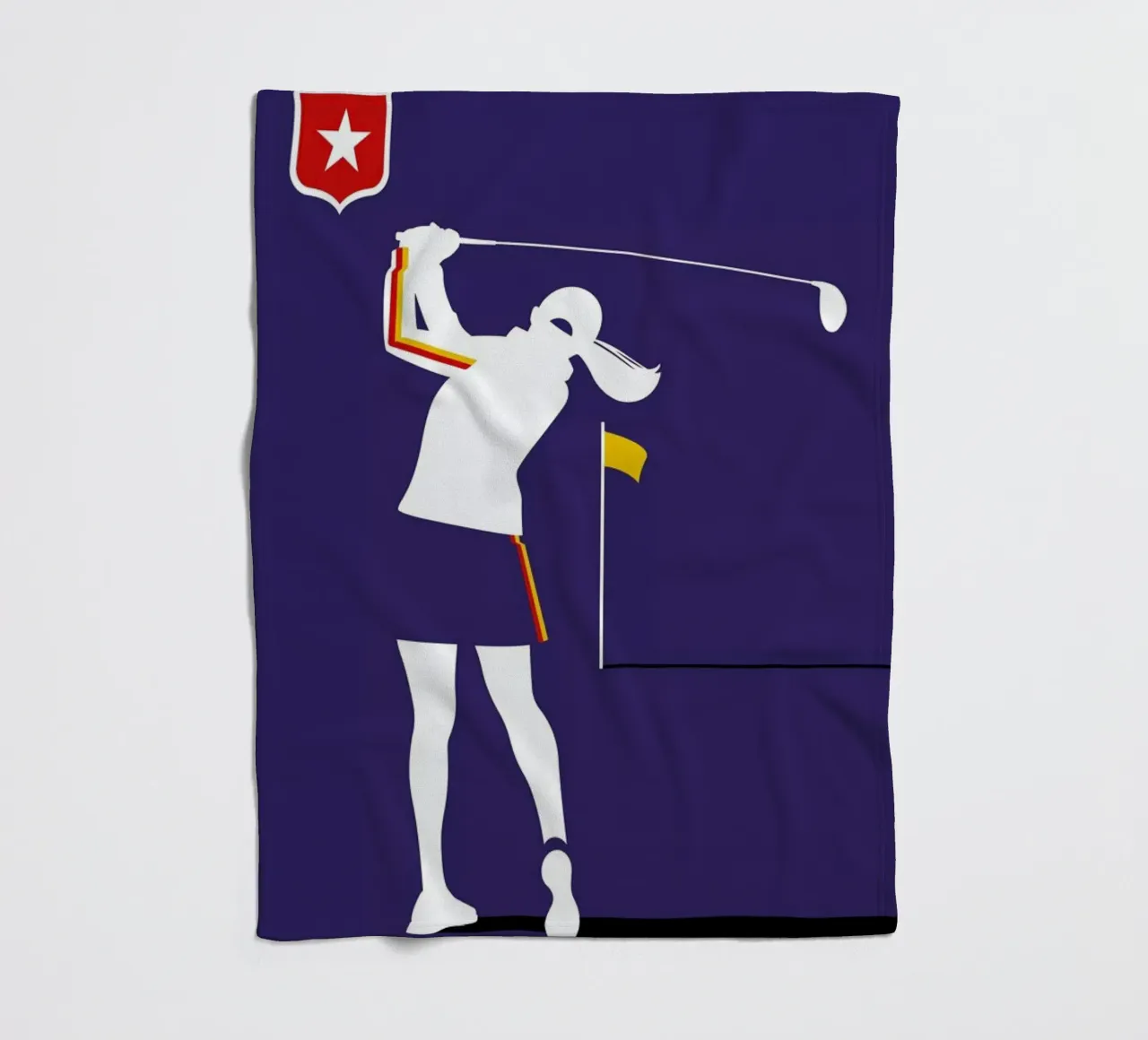 Golfer 2 coperta in pile da Bo Lundberg