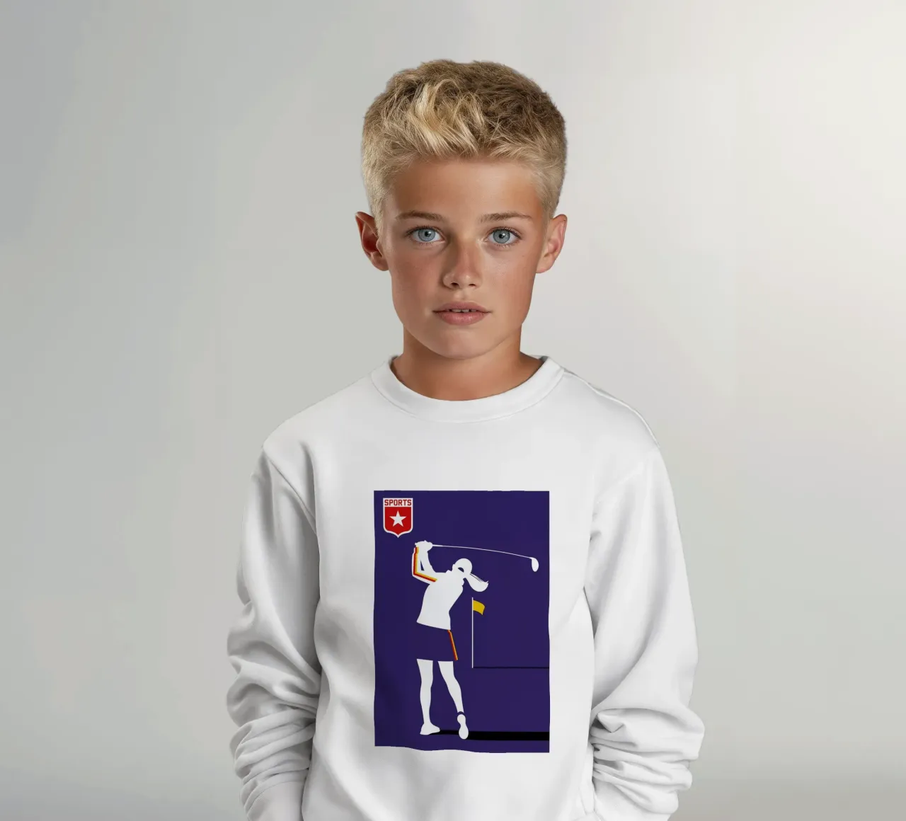 Golfer 2 felpa bambino da Bo Lundberg